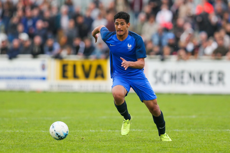  William Saliba of France during the U16 World Cup