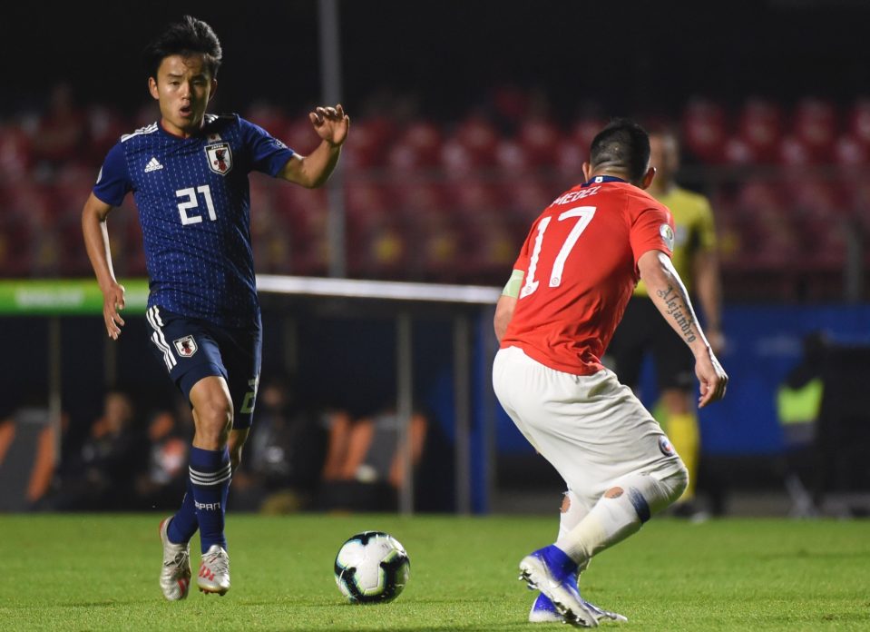  Kubo in action against Chile during the tournament in Brazil