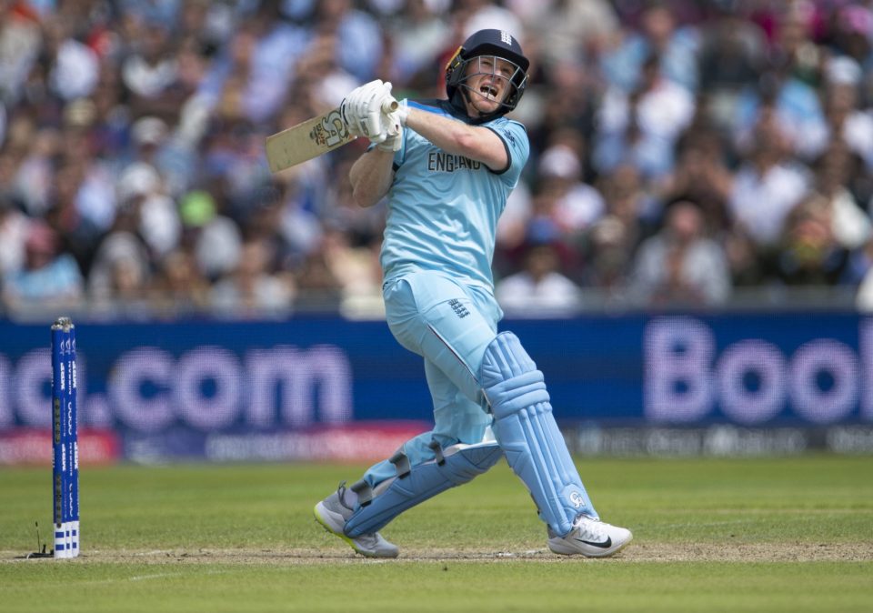  Eoin Morgan blasted 17 sixes en route to a stunning 148 from 71 balls