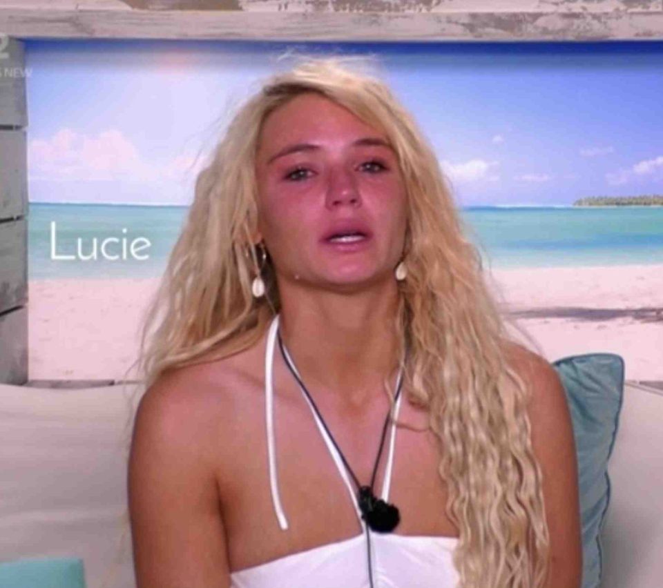  Love Island's Lucie Donlan has frequently been left in tears during the series