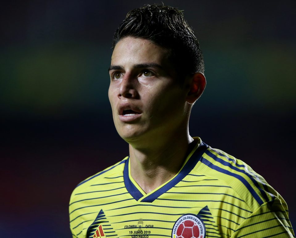  James Rodriguez also attracted interest from Manchester United or Arsenal