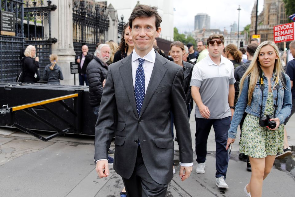  Sandbach was a supporter of eliminated candidate Rory Stewart