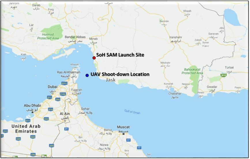  Iran disputed US claims that the drone was shot down in international air space