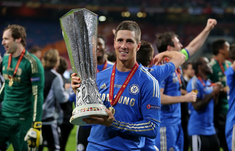  Chelsea fans grew used to seeing Torres lift trophies