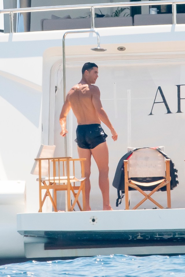 Juventus superstar Ronaldo invited new boss Maurizio Sarri on board the boat earlier this week