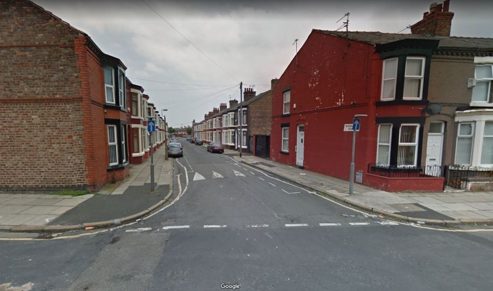 Two men were seriously injured in a homophobic attack on this road in Liverpool by youths, police said