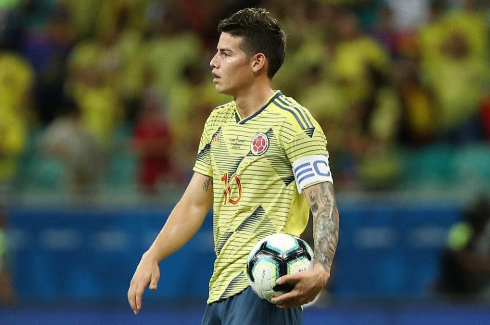  James Rodriguez is a top transfer target for Napoli