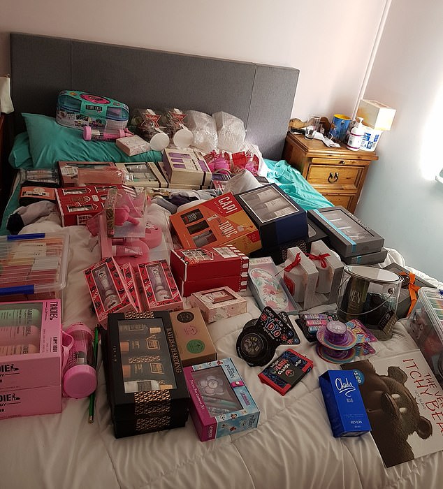  A mum has revealed she has nearly finished her Christmas shopping six months ahead of time