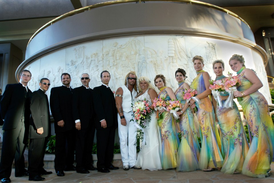  The couple at the wedding with children and grandchildren -  Timothy, Leland and Duane, Lyssa and Cecily