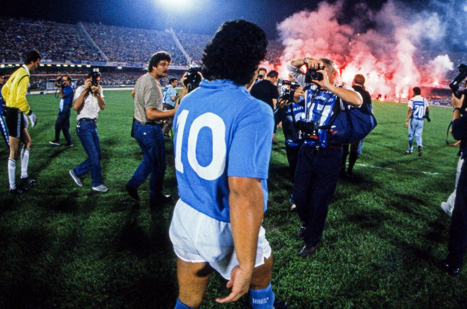  Diego Maradona is still adored by the Napoli faithful