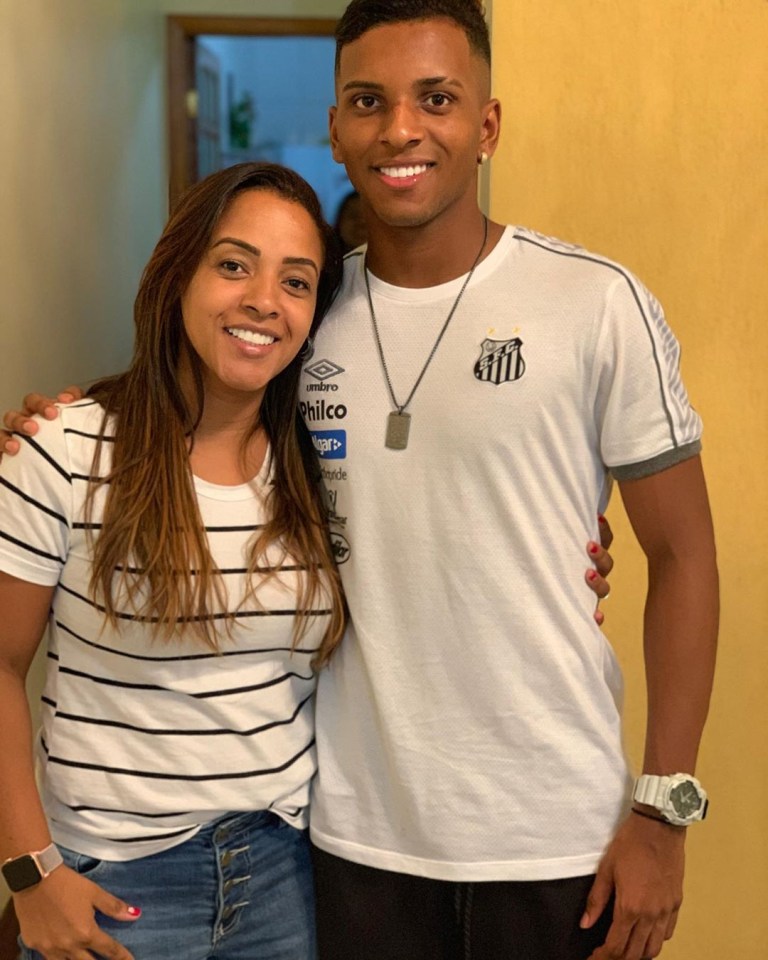 Rodrygo was raised by a teen mum and dad