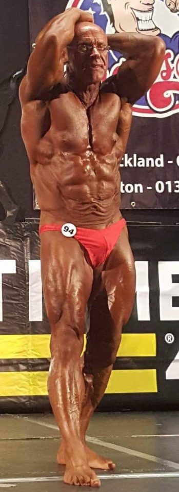  Former prison officer Michael plans to continue on the over-55s bodybuilding circuit