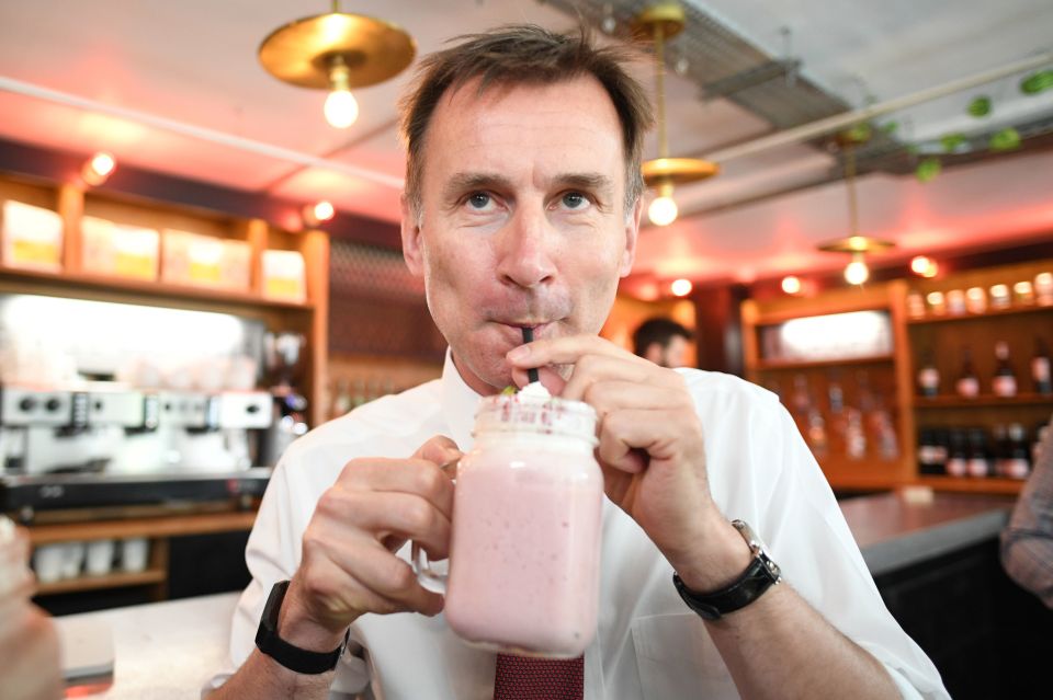  Jeremy Hunt on the campaign trail earlier today in Essex