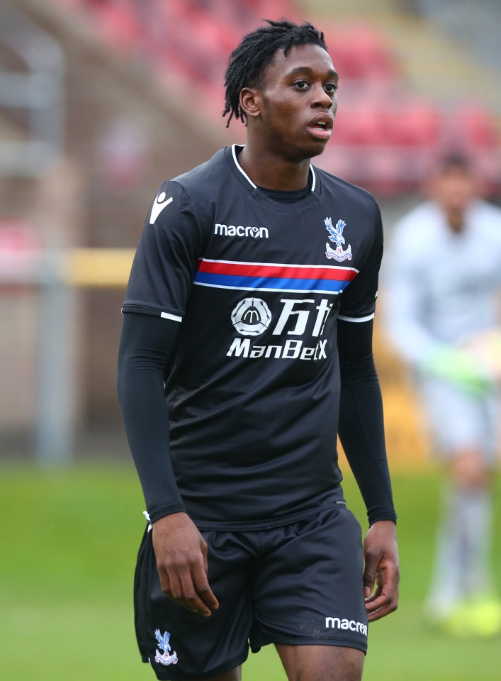  Wan-Bissaka during friendly match between Dagenham and Redbridge and Crystal Palace Under 23s at Chigwell Construction Stadium Dagenham