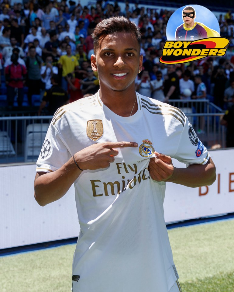 Real Madrid splashed £40m on teen sensation Rodrygo