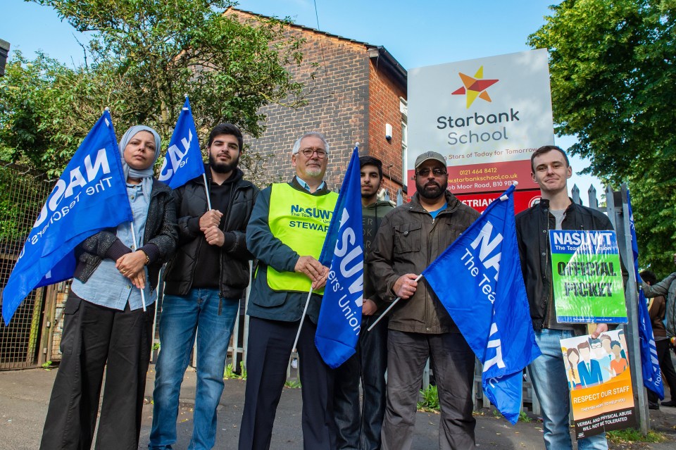 Teachers walk out of outstanding-rated Starbank Secondary School in Birmingham because they are too afraid to teach