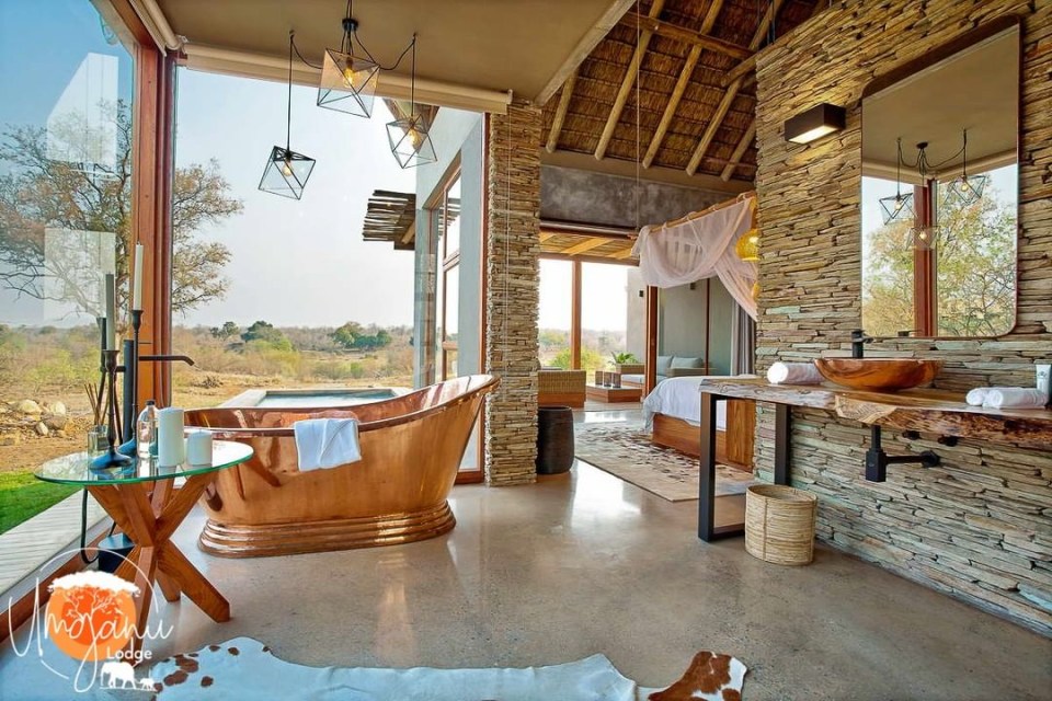  Each lodge boasts a panoramic view, so you won't miss any of the wildlife around you