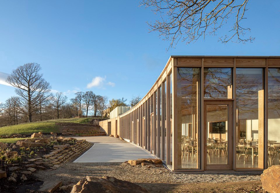  Weston visitor centre is located in the Yorkshire Sculpture Park in the grounds of Bretton Hall, an 18th century country park estate