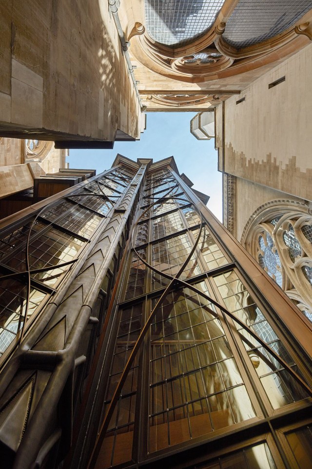  Westminster Abbey Triforium Project in London is designed to reference Christopher Wren's late 17th Century additions