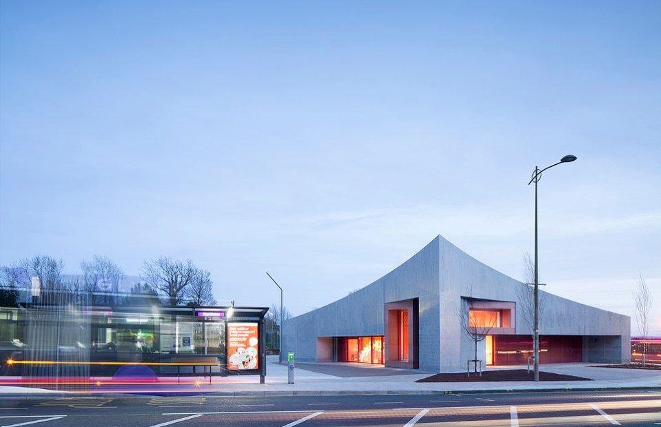  CTC Transport Hub near Belfast, Northern Ireland, was praised for its 'sophisticated architectural language'