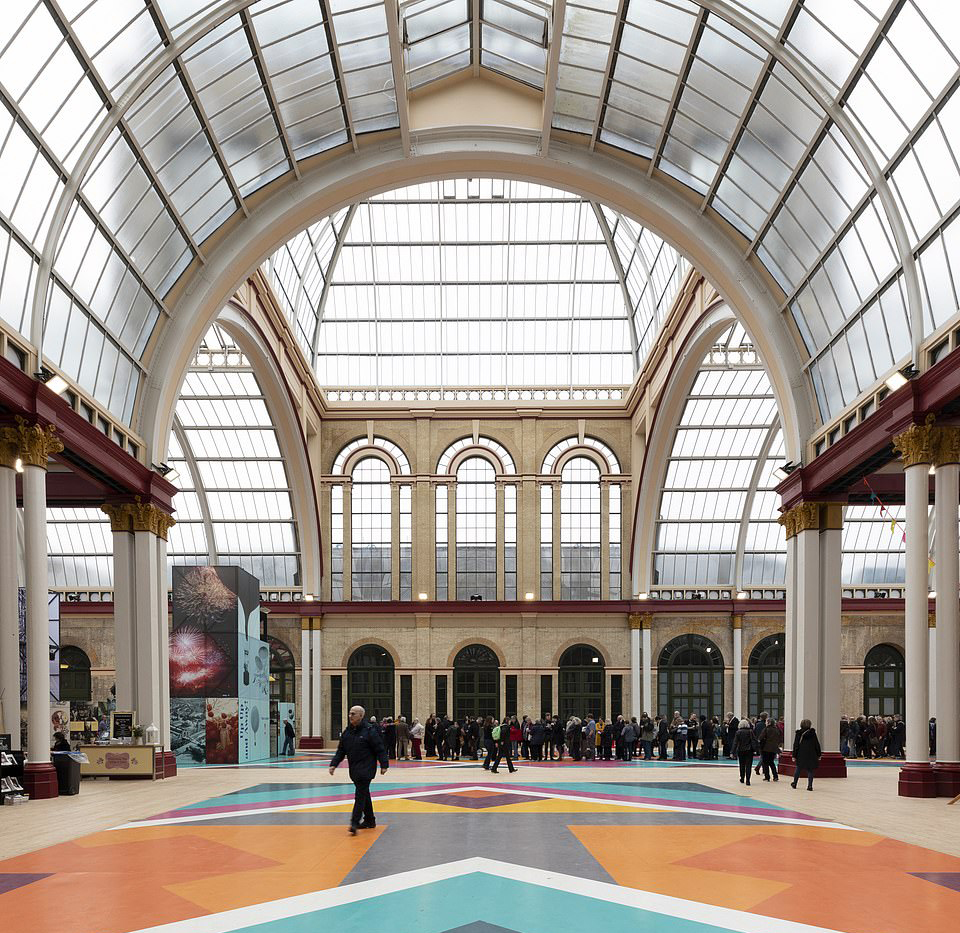  Regeneration of the east wing of Alexandra Palace involved substantial work to the Grade II-listed fabric largely hidden from the public for over 80 years