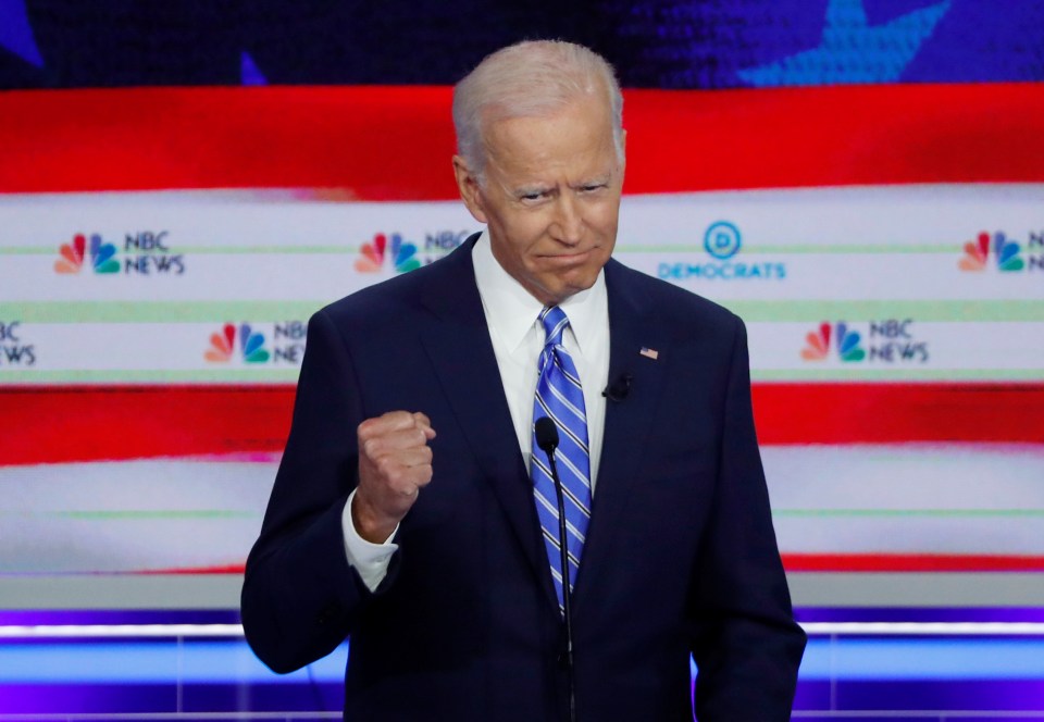  Former Vice President Joe Biden is running as a Democratic presidential candidate