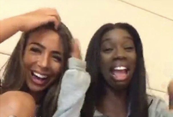  Elma Pazar, left, and Yewande Biala streamed their live reaction to the dumping