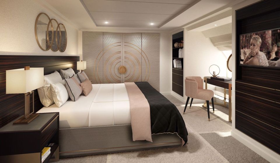  Of the rooms, 20 per cent will be solo traveller cabins