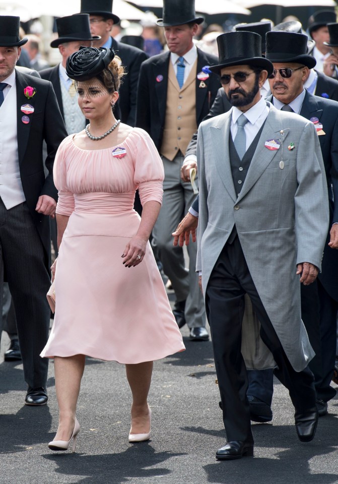  Princess Haya and Sheikh Mohammed at Royal Ascot in June 17, 2016