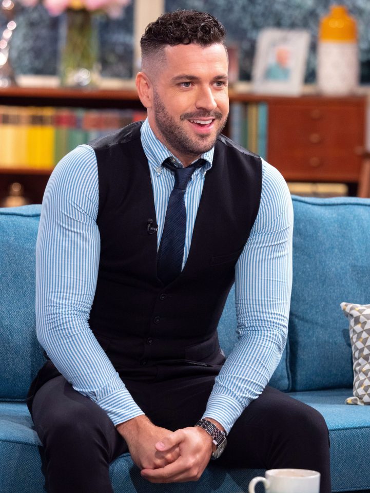  Shayne Ward shows off his trimmer figure last month