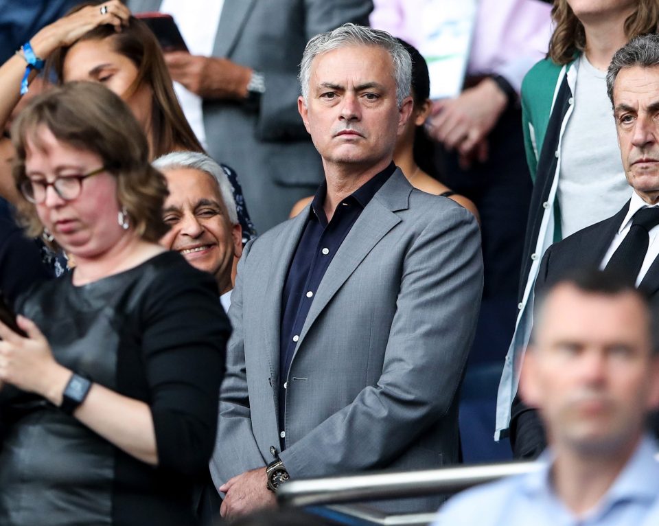  Former Chelsea and Manchester United manager Jose Mourinho was in the stands to see the hosts knocked out by the holders