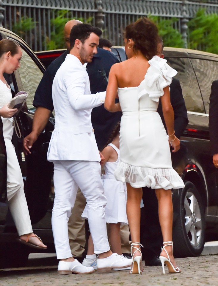  Kevin Jonas and Danielle Deleasa were seen at a pre party yesterday