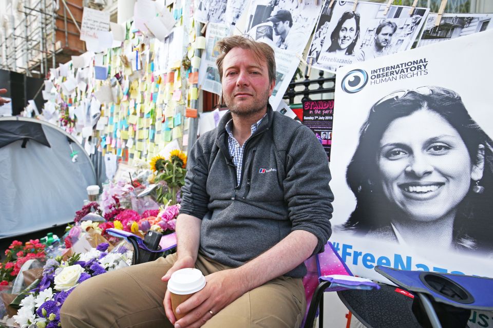  Nazanin's husband Richard has been on hunger strike in London