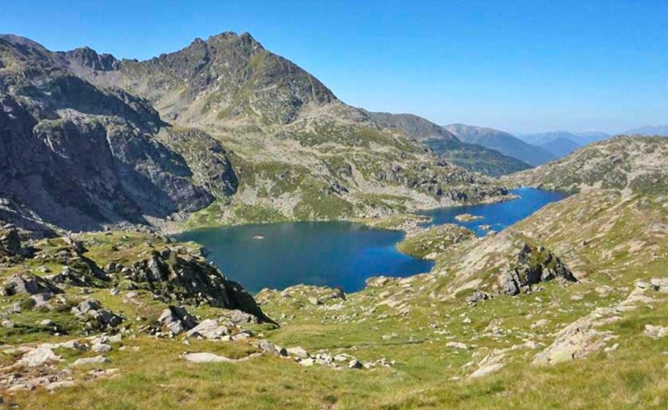 Juclar Lake in the Pyranees Moutains 