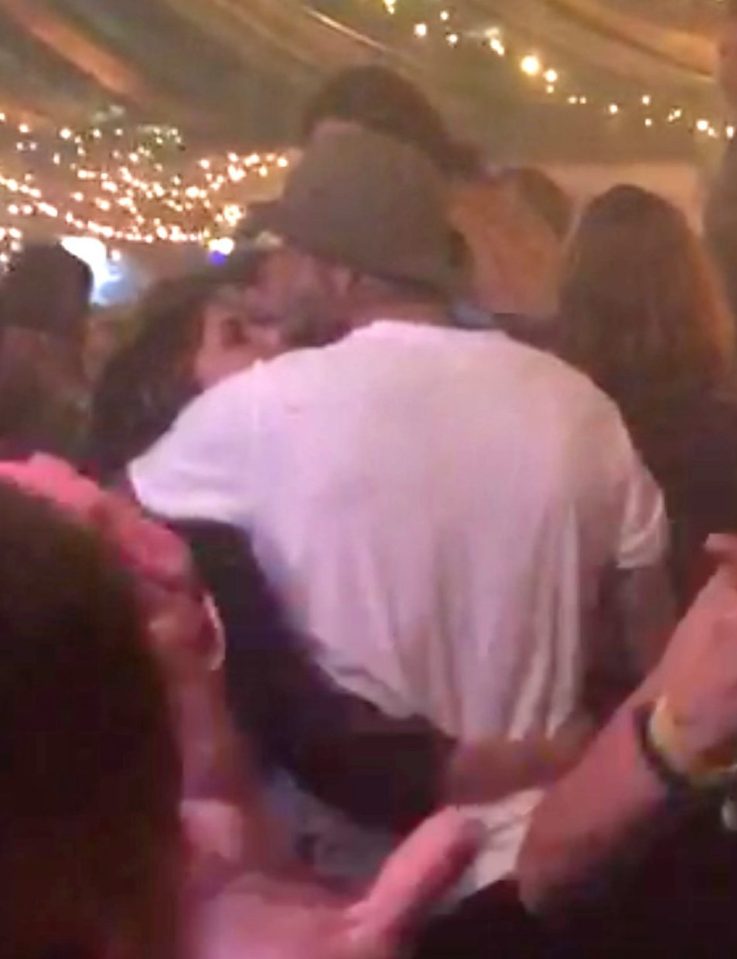  David and Victoria spotted snogging on the dancefloor at Glastonbury