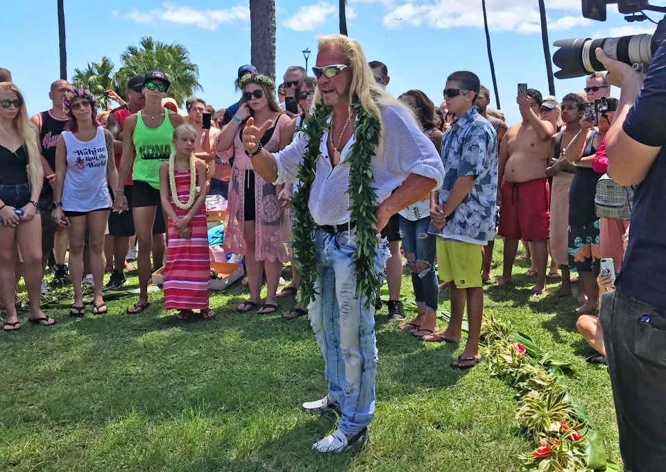  Duane 'Dog the Bounty Hunter' Chapman held a memorial for his late wife Beth