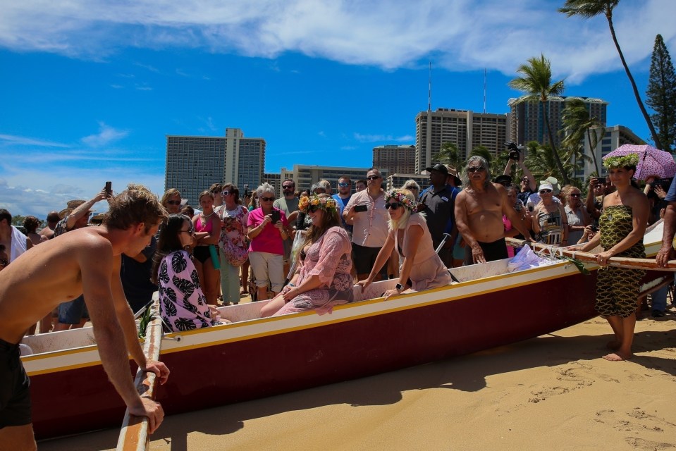  The memorial included a paddle-out ceremony, a ritual in surfing culture