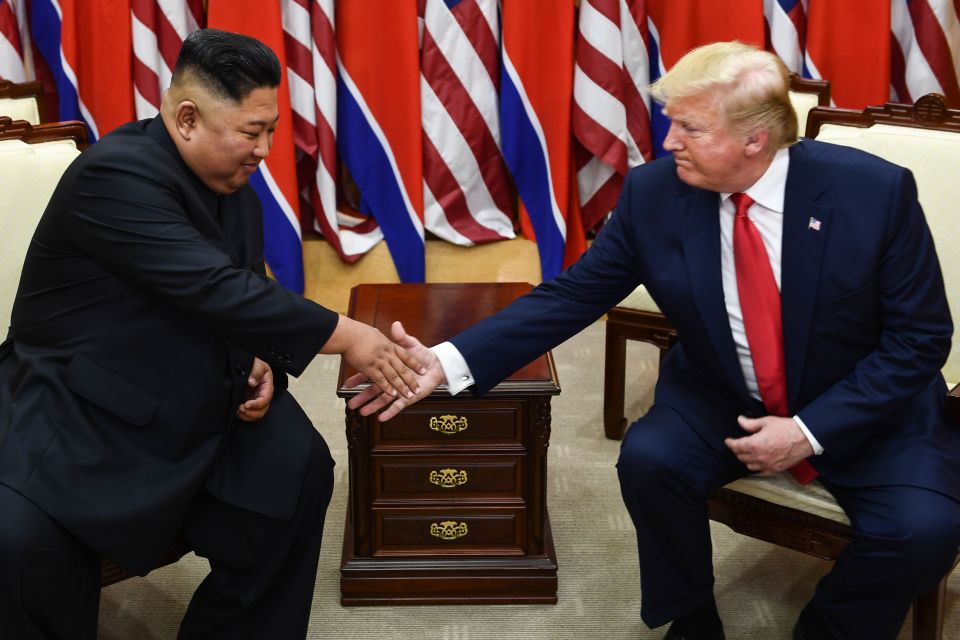  Trump and Kim met for the third time after a last-minute request by the US President