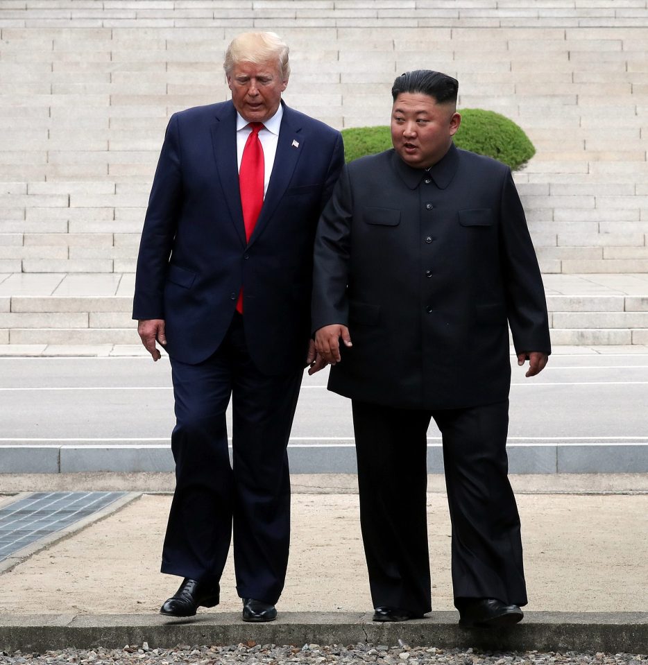  Trump and Kim had a friendly chat during their brief meeting