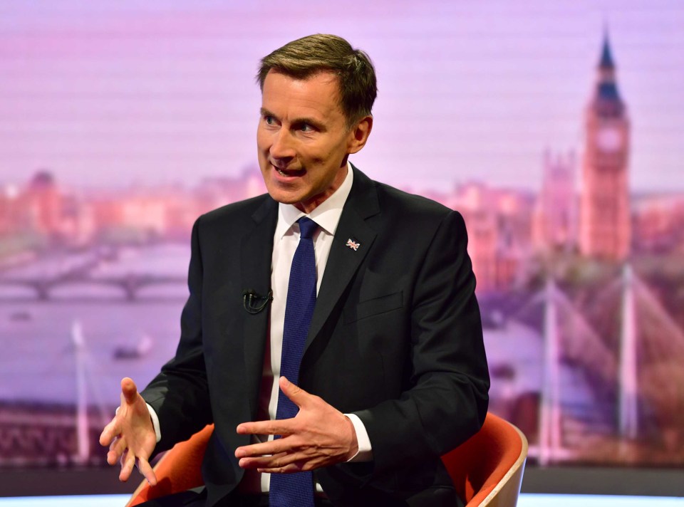  Jeremy Hunt has faced backlash for dodging a question about committing to leaving the EU by the end of the year