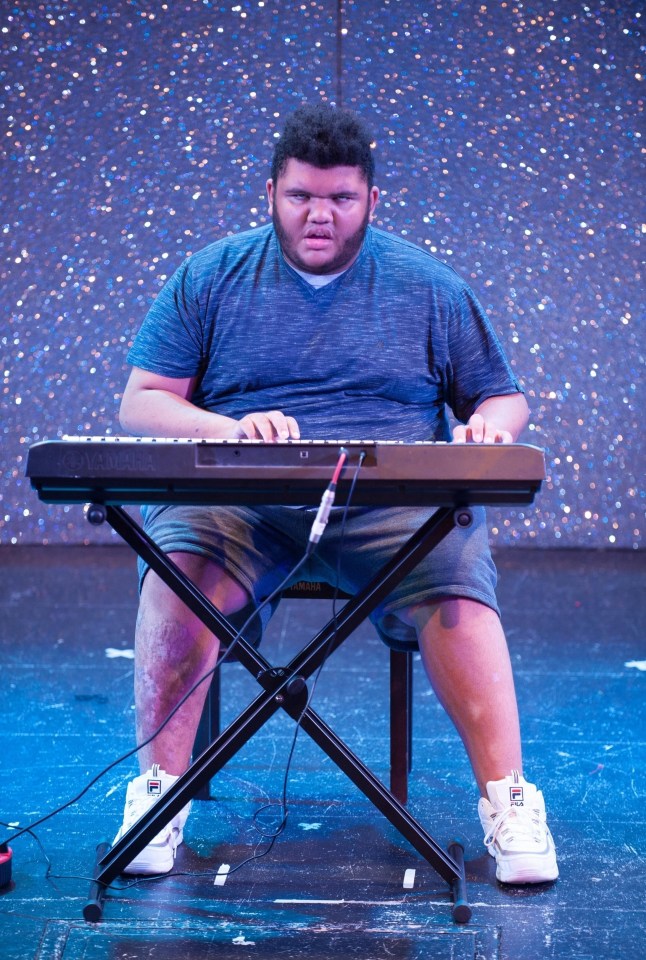  Harvey Price performs at Autism's Got Talent at the Kids R Us theatre