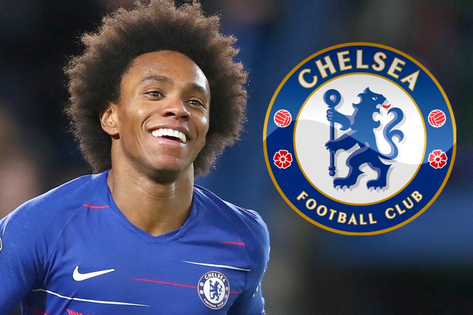  Willian looks set to extend his stay at Chelsea