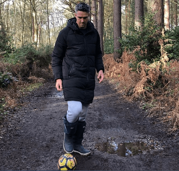  Pietersen loves going for walks within the grounds of the Wentworth Estate