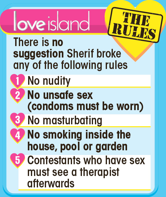 The Love Island villa rules