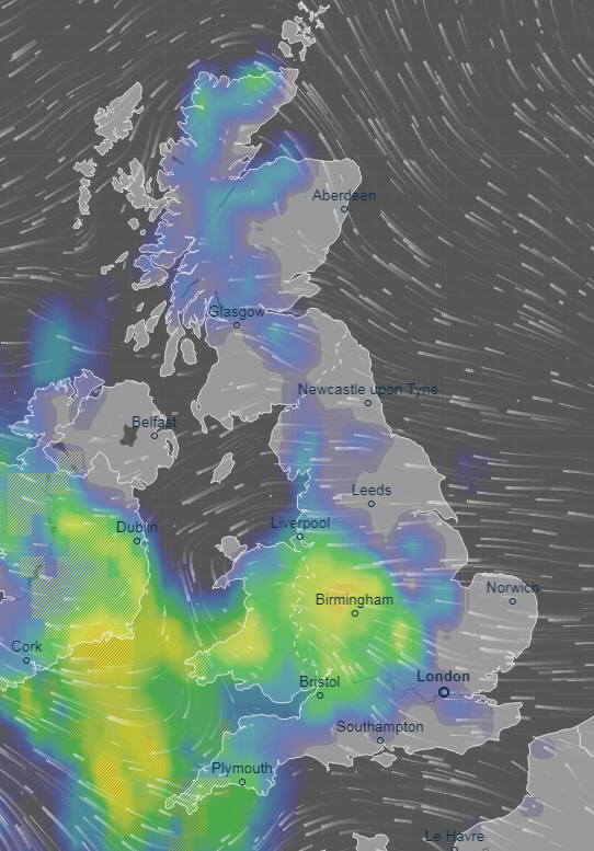  Thunderstorms will rock the nation over at the end of the weekend according to the Met Office