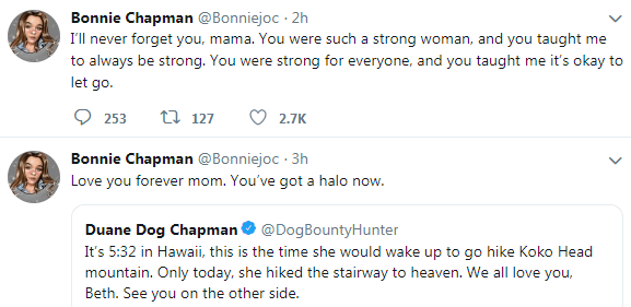  Bonnie Chapman shared a series of posts about her mum