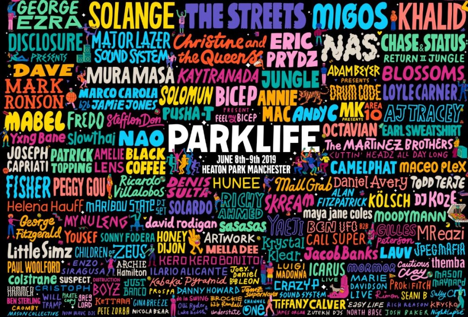 This is the full line up for Parklife this weekend