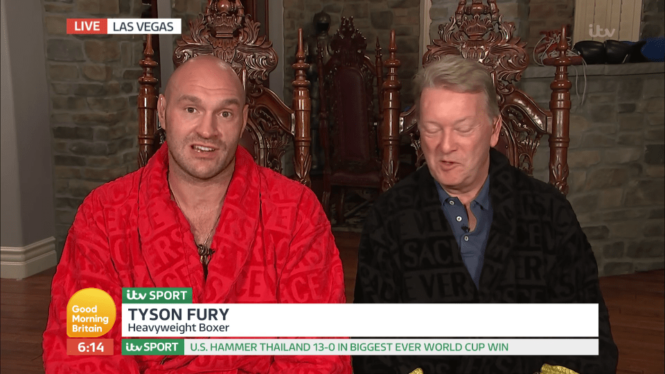  Tyson Fury has joked watching brother Tommy on Love Island makes him 'feel bad' about himself