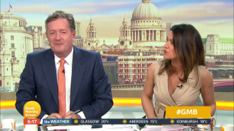  Piers Morgan lashed out at Alex Beresford over baby papooses live on GMB