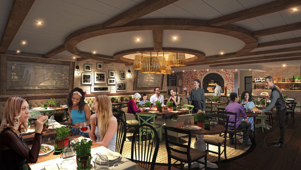  Giovanni’s Italian Kitchen & Wine Bar will be a new addition to the ship